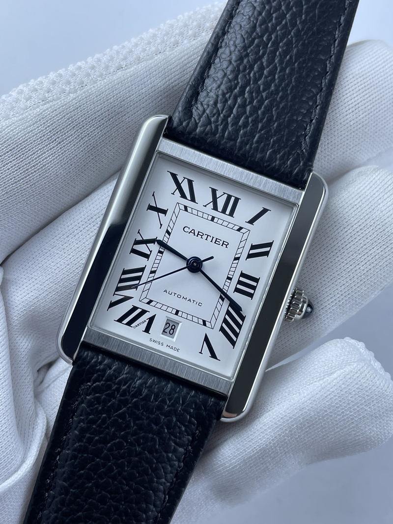 (준비완료/특급배송)NO.1334/AF공장 까르띠에 탱크솔로 31MM 가죽