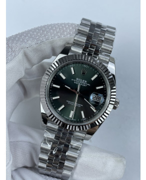 (준비완료/특급배송)NO.2432/NM공장 롤렉스 데이저스트 민트그린 바인덱스 41mm 쥬빌레 (강력추천)