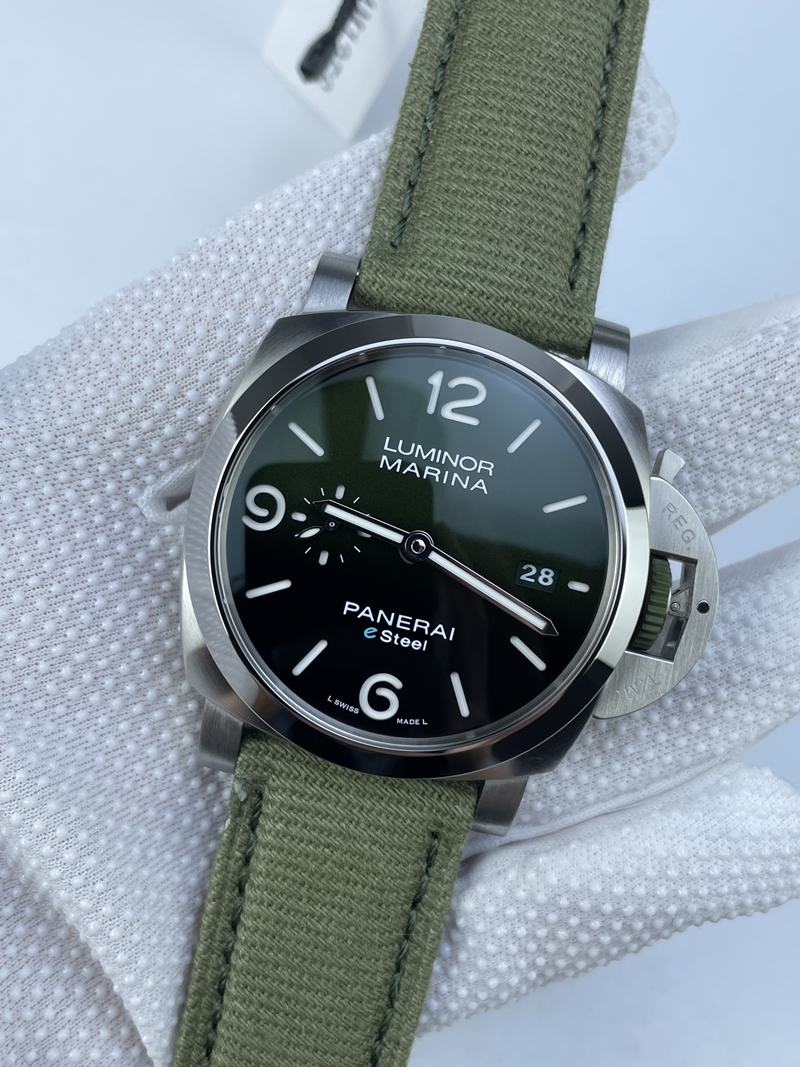 (준비완료/특급배송)NO.2880/VSF Factory PAM01356 Luminor Marina eSteel Verde Smeraldo 44mm