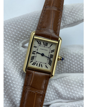 (준비완료/특급배송)NO.3408/AF공장 까르띠에 탱크머스트 22미리 스몰사이즈 옐로우골드